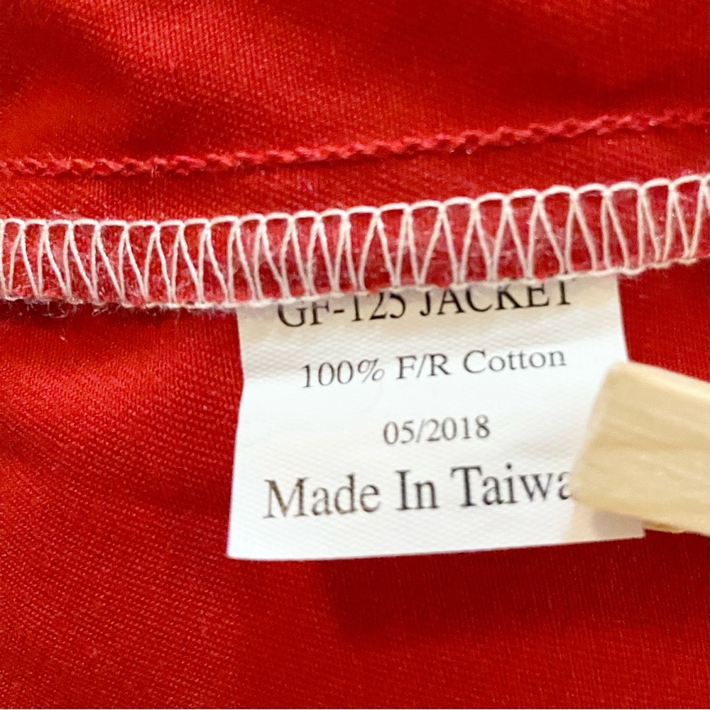 Jacket - G Force Auto Racing - Red  SFI 3-2A/1 ~ Med ~ Fire Retardant (FR) - VGC - Picture 10 of 10